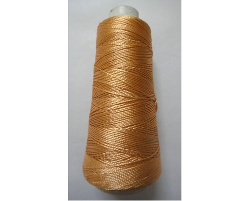 OCHRE (BROWN) - 275+ Yards Viscose Rayon Art Silk Thread Yarn - Embroidery Crochet Knitting Lace Trim Jewelry